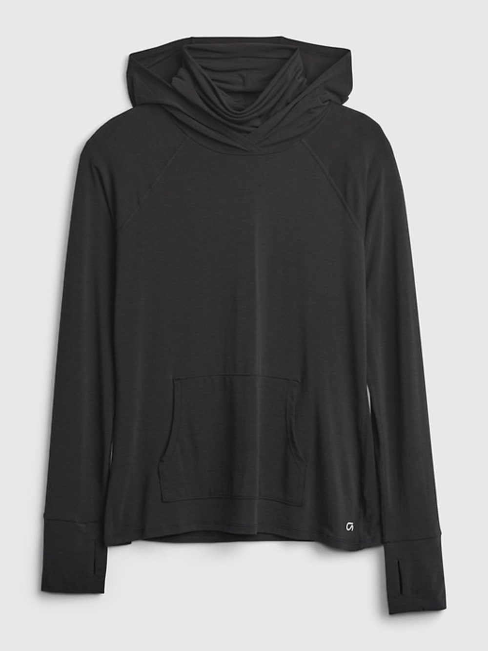 Gapfit Breathe Hoodie with Mask - True Black - Size S